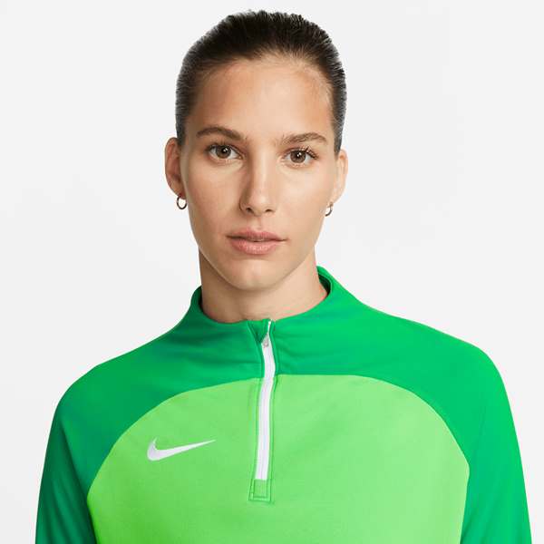 Nike Womens Academy Pro 22 Drill Top Green Spark/Lucky Green